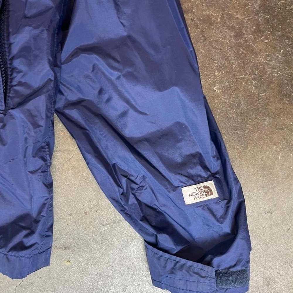 Vintage 80s made in USA The North Face navy blue windbreaker jacket men's XL - Picture 2 of 7